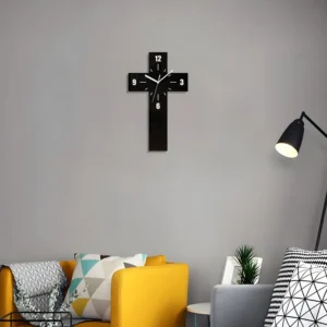 Silent Cross Wall Clock