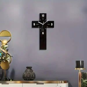 Silent Cross Wall Clock